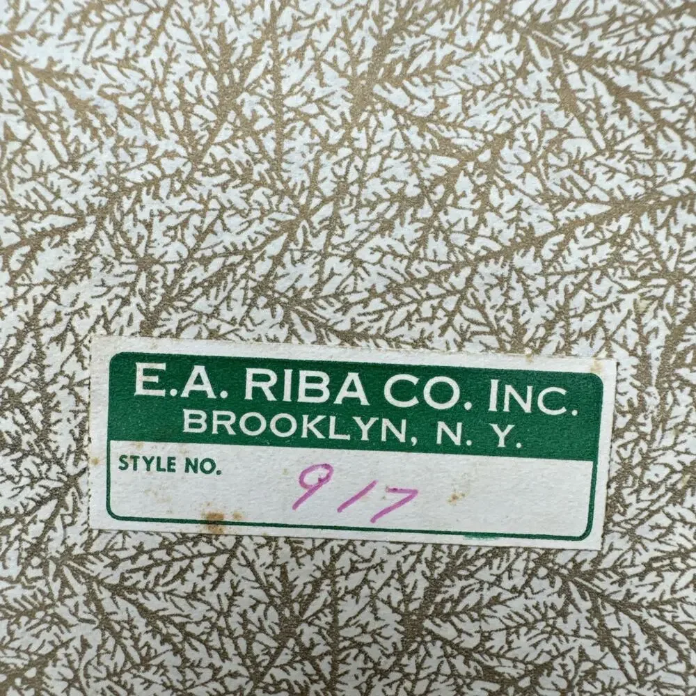 Vintage E.A. Riba Co. Gold Frame Victorian Art Hollywood Regency Rectangle NYC